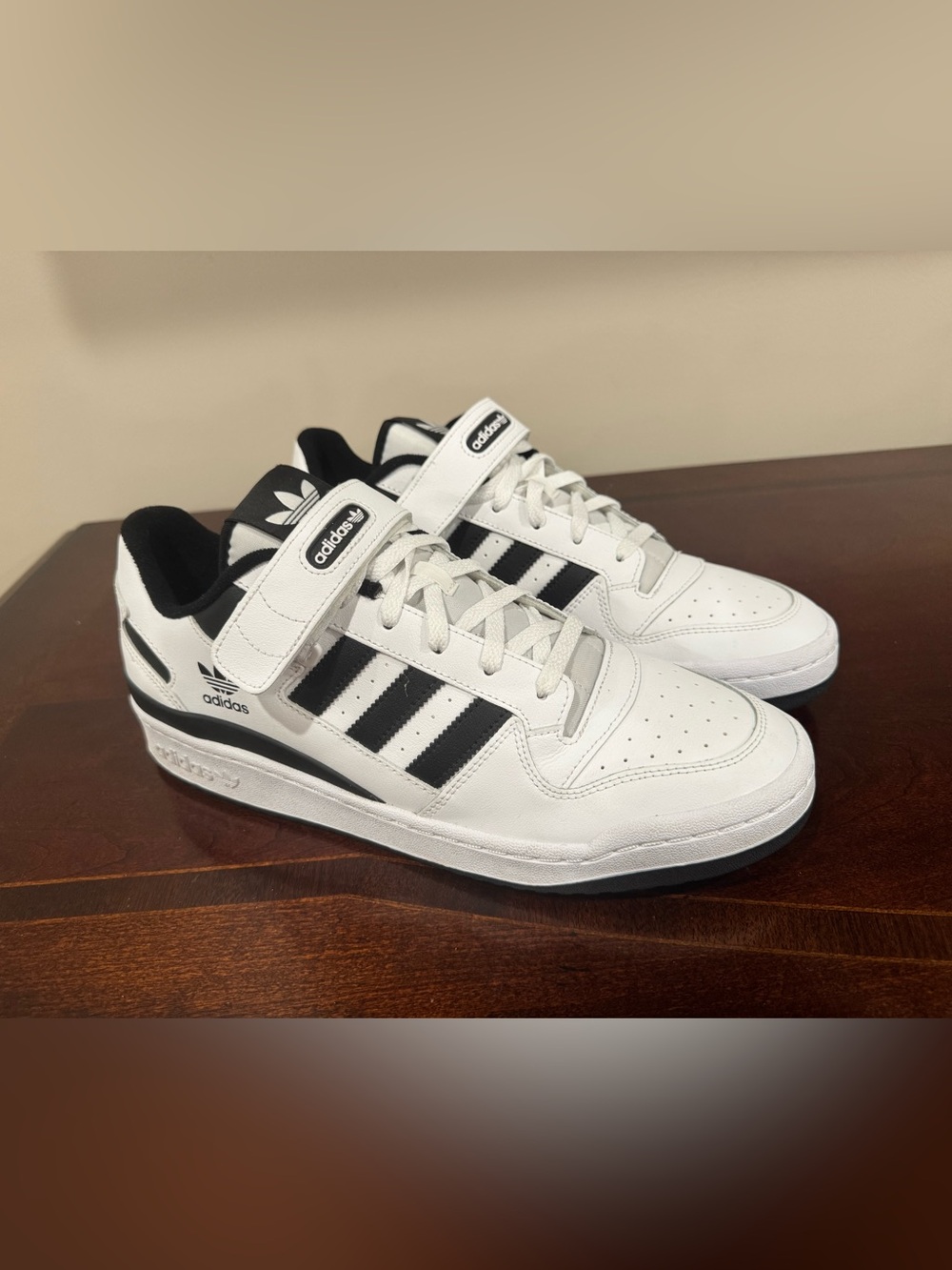 adidas Originals Forum Low "White Black" – Brand New-SKU # FY7757 Size 13